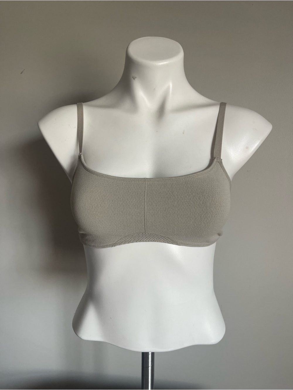 FABLETICS Taupe Light Support Sports Bra Sz XS